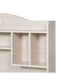 DANUBE HOME Ariana Study Desk With Hutch Computer Table Art And Crafts Desk Workstation Laptop Kids Table Modern Study Table For Home L120Xw49Xh164Cm -Light Oak  - Image 4