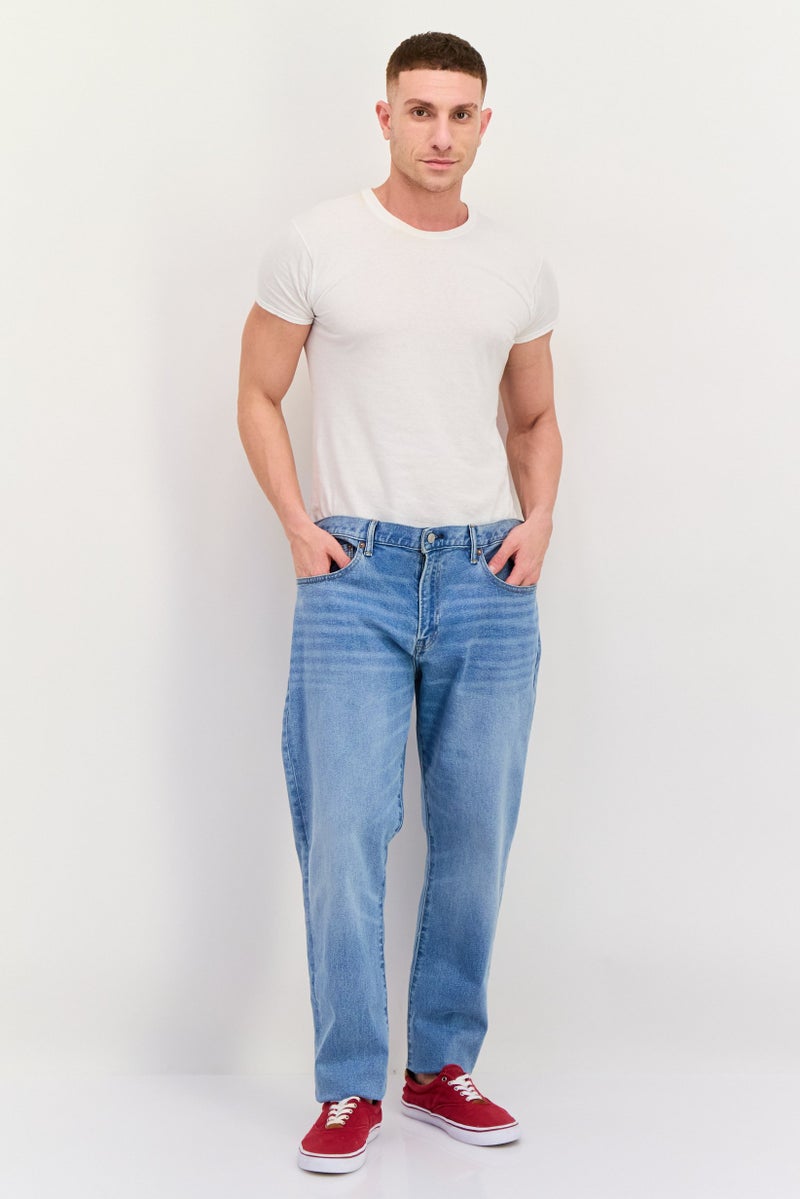 GAP جينز ضيق للرجال قابل للتمدد، أزرق - Image 2