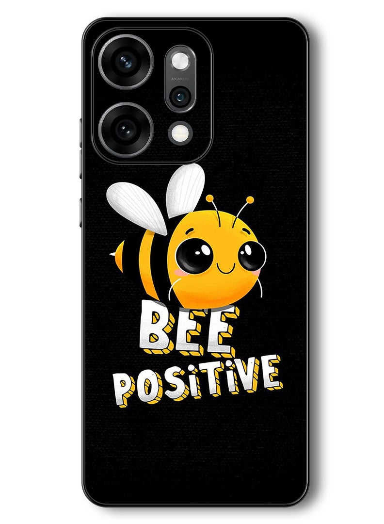Theodor Case Compatible with Oppo Reno 14 Pro 6.83 Inch Protection Shockproof Bumper Cover Bee Positive - Image 1