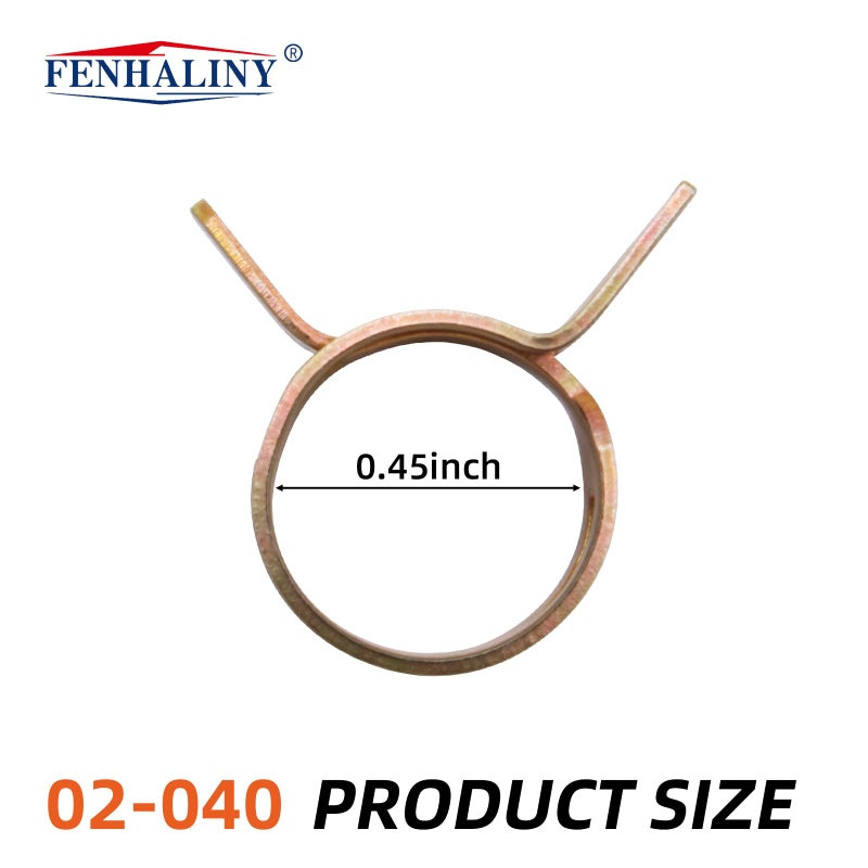 Fenhaliny 02-040 Hose Clamps Compatible With Or-gon Part Replace 1/4 ", 3/16" Fuel Lines- ID:0.45 '' (10 Pack) - Image 4