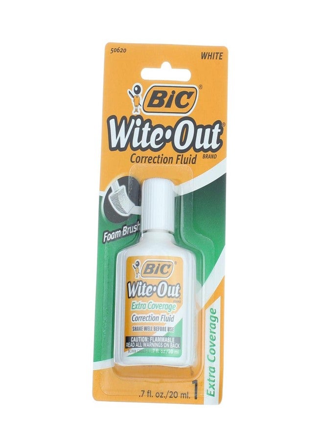 Wite Out Bic Wofecp1-Whi .7 Oz Wite-Out Extra Coverage Correction Fluid - Image 1
