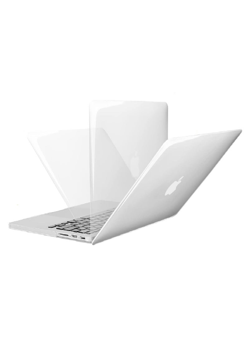 Mufaens Protective Plastic Hard Shell Case Cover Only Compatible with MacBook Pro Retina 13-Inch Models: A1502 & A1425 Older Version Release 2012 to 2015, Crystal Clear - Image 4