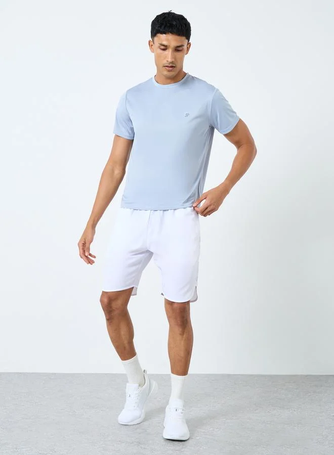 Styli Active Training Shorts with Side Print Panel