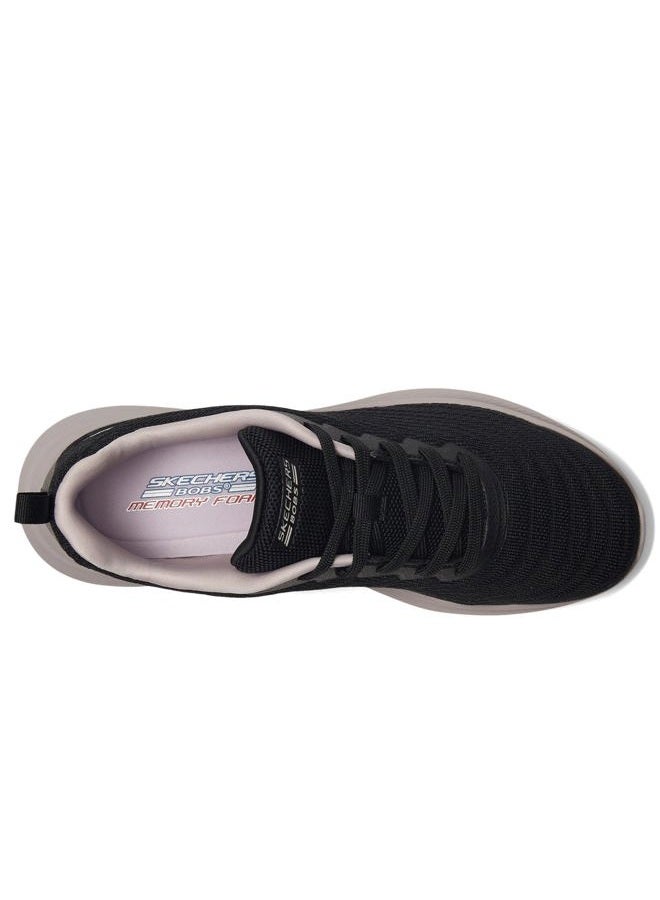 SKECHERS Women's Bobs Moda Flex-Mellow Dawn Sneaker, Black, 35 EU - Image 3