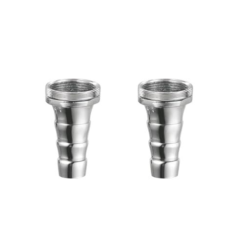 Ruhe® Brass Nozzle Male | Pack of 2 | Extension for Water Taps, Graden Pipe, Washing Machine | Chrome Finish - Image 2