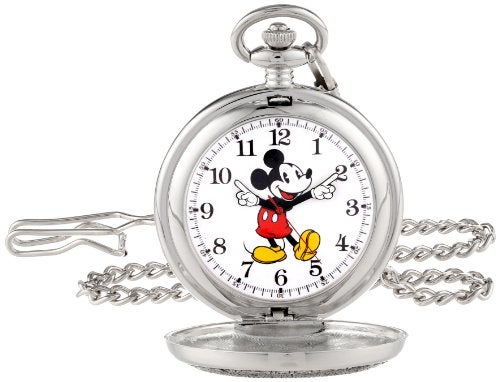 Disney Mickey Mouse Adult Pocketwatch Analog Quartz Watch - Image 1