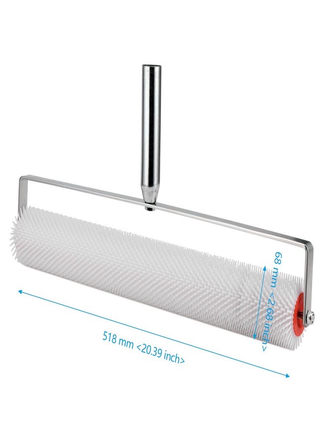 SEHOI 2 Pack 19 Inches Spiked Screeding Compound Roller, Self-Leveling Spike Roller, Floor Screed Spiked Roller Compound Paint Roller to Remove Bubble, 15mm Needle - Image 2