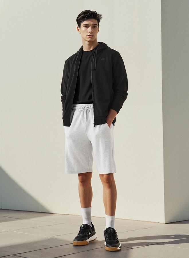 Kappa Regular Fit Shorts with Drawstring Closure and Pockets - Image 2