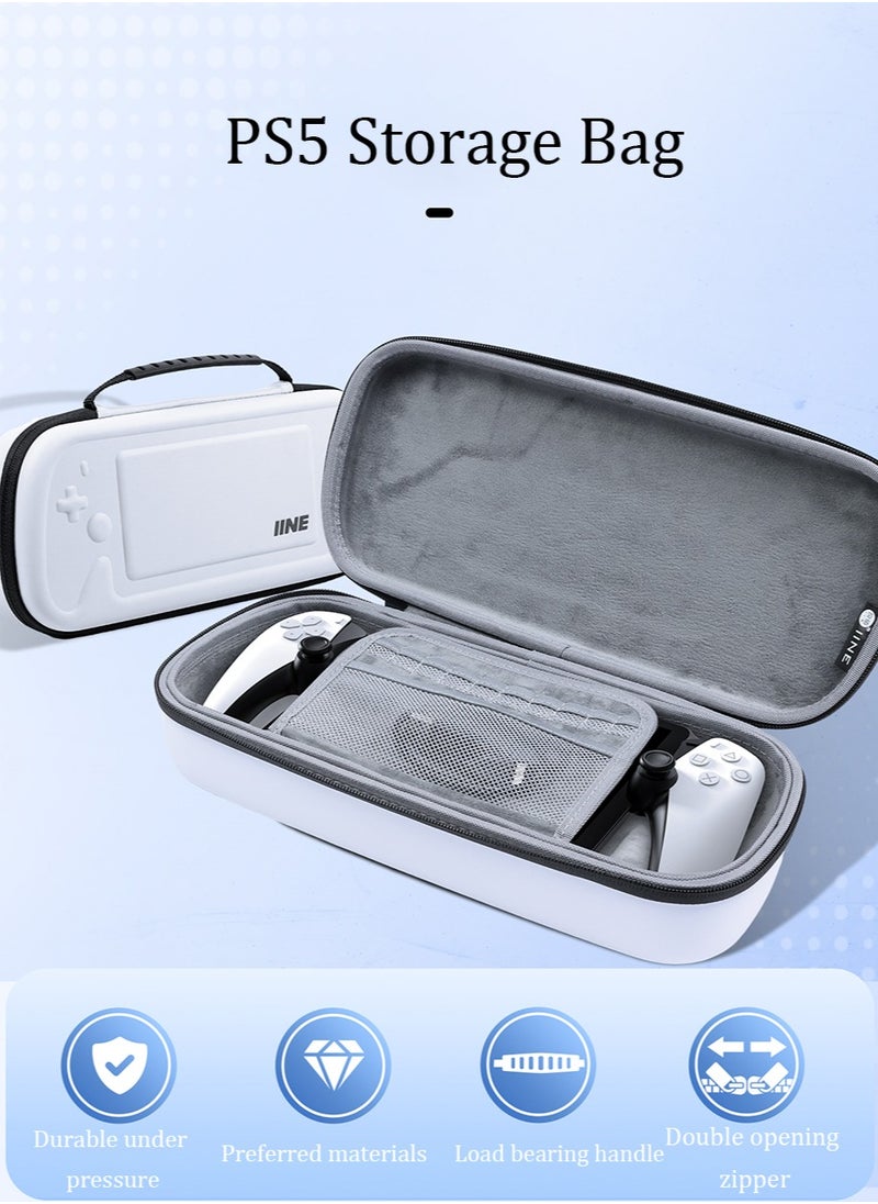 IINE - Carrying Case For PS5 PlayStation Portal remote player Shockproof Portable Storage Bag Anti Scratch Travel Storage Case with Mesh Pocket for PlayStation Portal Console- Easy Clean Case - Image 1