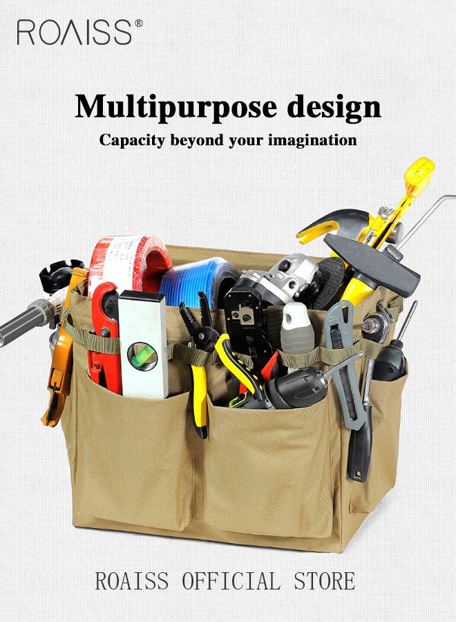 roaiss Outdoor Tool Storage Box Camping Storage Bag with Large Capacity Multifunctional Portable Bag for Picnics and Camping Organizer for Outdoor Cooking - Image 2