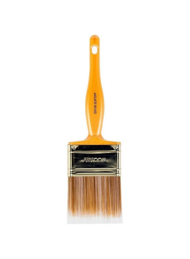Wooster Softip Smooth Finish Soft Polyester Bristle Flat Paint Brush Multicolour 2.5 Inch 0Q31080024 - Image 2