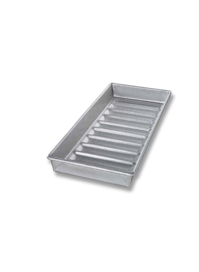 USA Pan Bakeware Aluminized Steel New England Hot Dog Pan 15 x 6 x 1.5 1190NE - Image 1