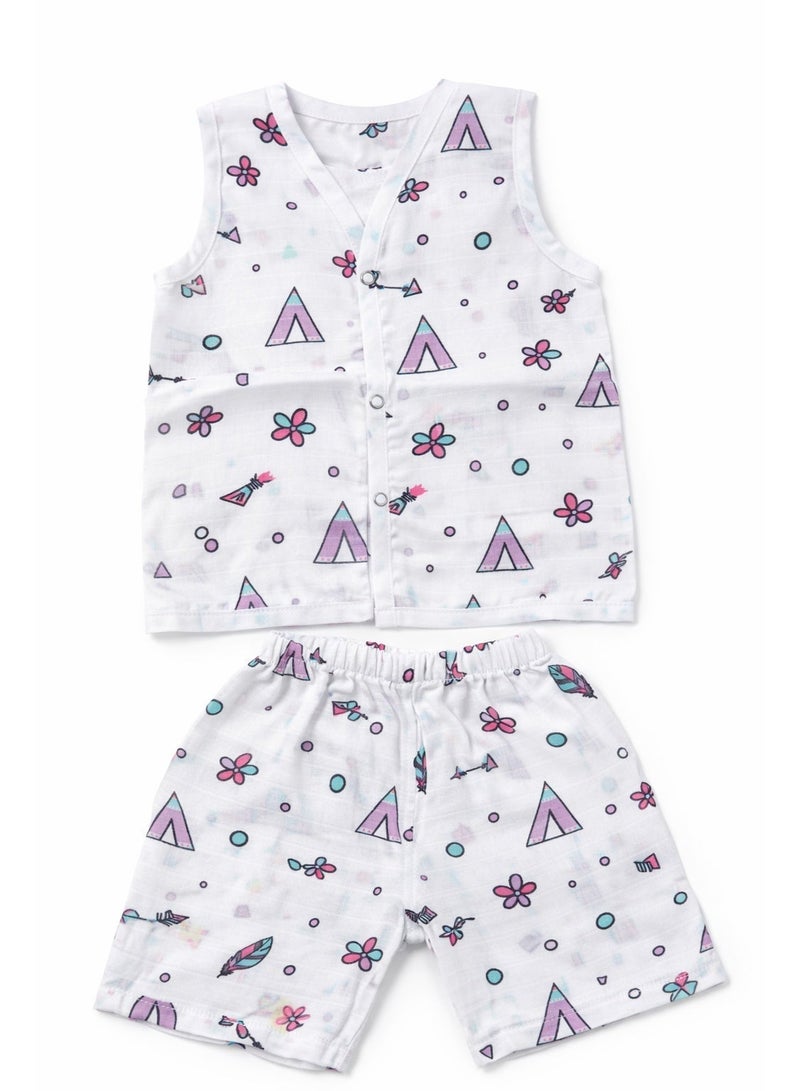 Muslin Active Wardrobe & Bath Bundle – 5-Piece Premium Set (Size 6-9 Months) - Image 5