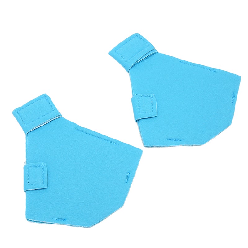 1 Pair Duck Booties Lightweight Breathable Thin Waterfowl Protective Shoes for Duck Goose Waterfowl Blue L - Image 2