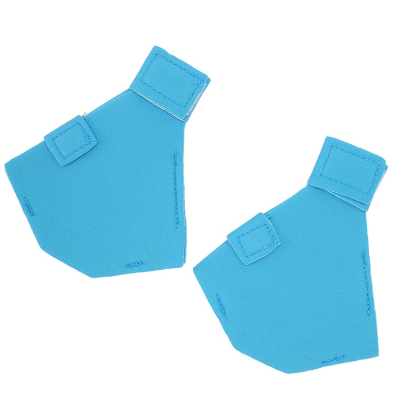 1 Pair Duck Booties Lightweight Breathable Thin Waterfowl Protective Shoes for Duck Goose Waterfowl Blue L - Image 5