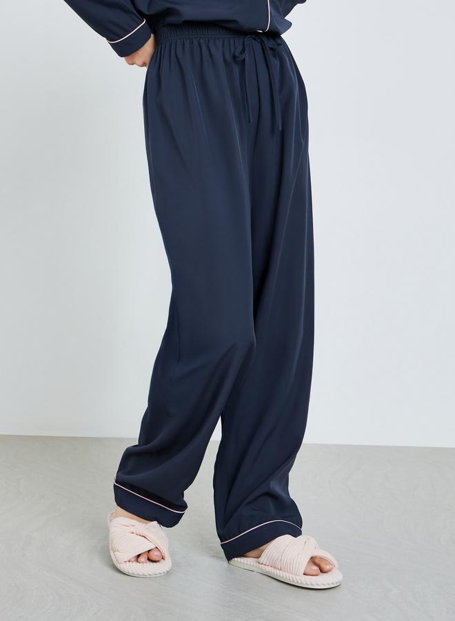 ستايلي طقم بيجاما من بنطال وبلوزة بأكمام طويلة للنساء - Image 5