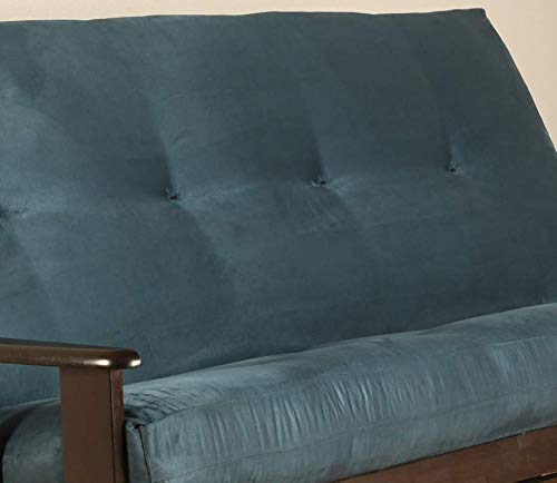 FutonX Futon Cover Only  Quality Suede Microfiber Fabric Collection Fits 68 inch Futons Mattress Navy Queen Size 