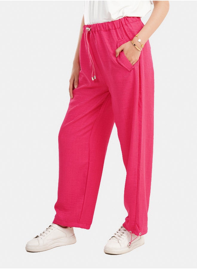 Clue Linen Lounge Parachute Pants  - Image 2