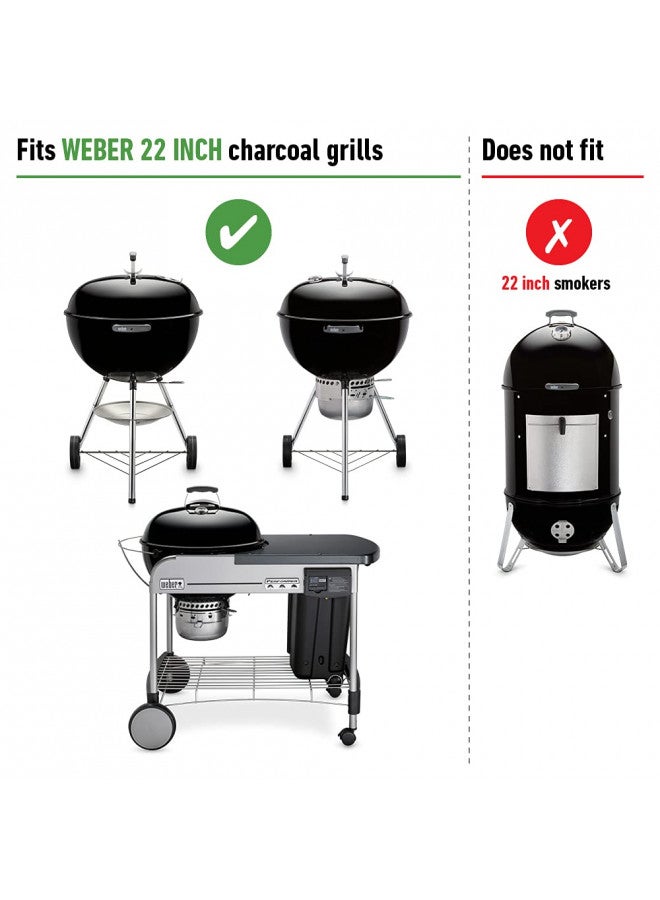 Weber Replacement Cooking Grate, fits 22" Charcoal Grills,Silver - Image 3