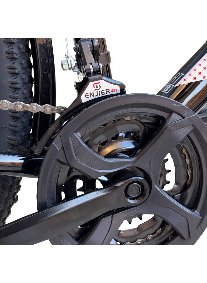 Dragon 26-Inch Multi-Purpose Bicycle with Front Basket & 21-Speed Gears - Image 3