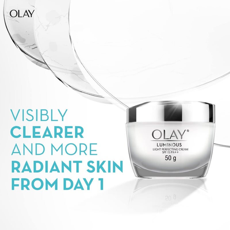 Olay Niacinamide Face Cream Clear and Even Skin Fights Dullness and Provides Radiant Glow Normal Oily Dry Combination Skin Paraben and Sulphate Free 50g - Image 2