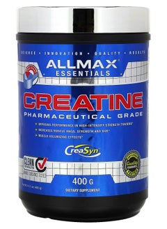 AllMax Nutrition AllMax Essentials Creatine 400g – Pharmaceutical-Grade Creatine for Muscle Strength & Performance 