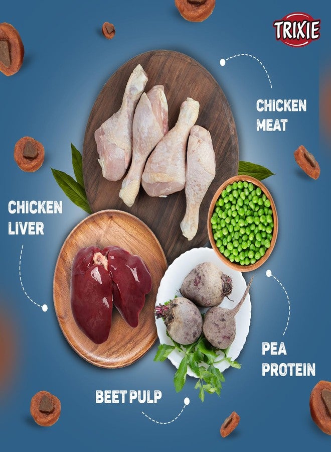 Trixie Premio Dog Treats 100g, Delicious and Rich in Nutrient, Healthy Treats for Dogs, Suitable for All Breeds of Dogs, Pack of 5 (Chicken Hearts) - Image 3