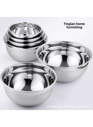 Export 304 Stainless Steel Salad Bowl Salad Basin With Lid Beat Egg Basin Seasoning Tank Food Soup Bowl Wholesale-Specifications:20cm-Color:201 True Color (0.5mm) - pzsku/Z7F8D4E982EDF1C899E98Z/45/1746201615/ca148046-d574-4680-ae3a-be8cd199d78c