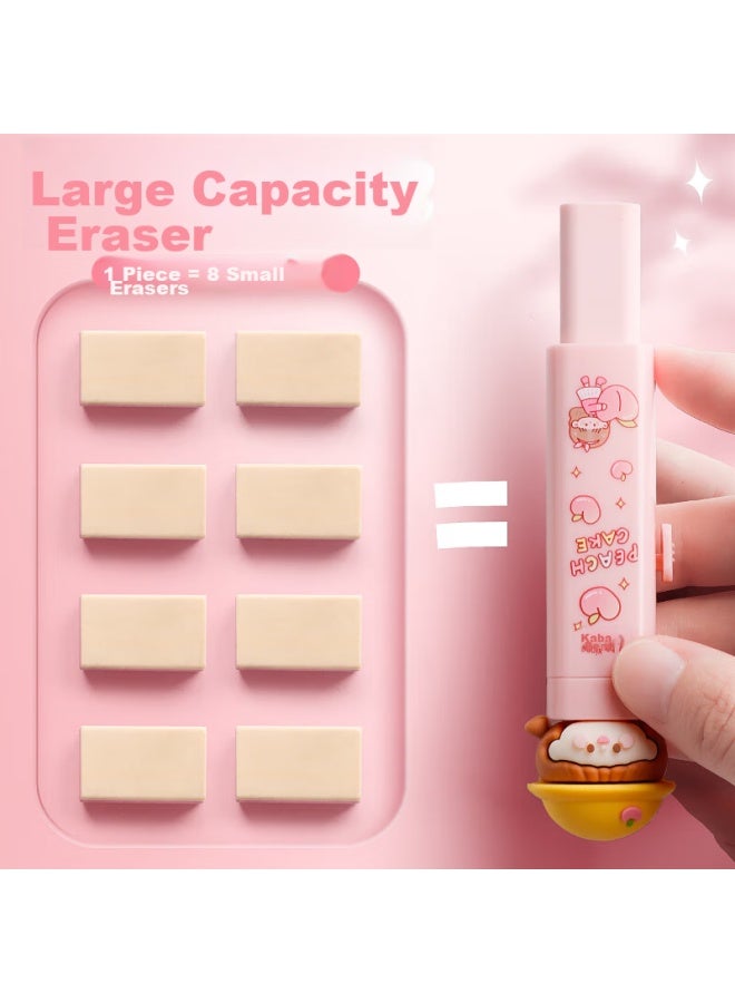 Kaba Bear Kabaxiong Eraser Refills, White, 4-pack - Image 3