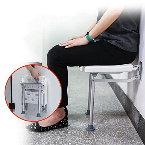 Aquieen Wall Mounted Folding Shower Seat Pluma (BA 8444) - Image 2