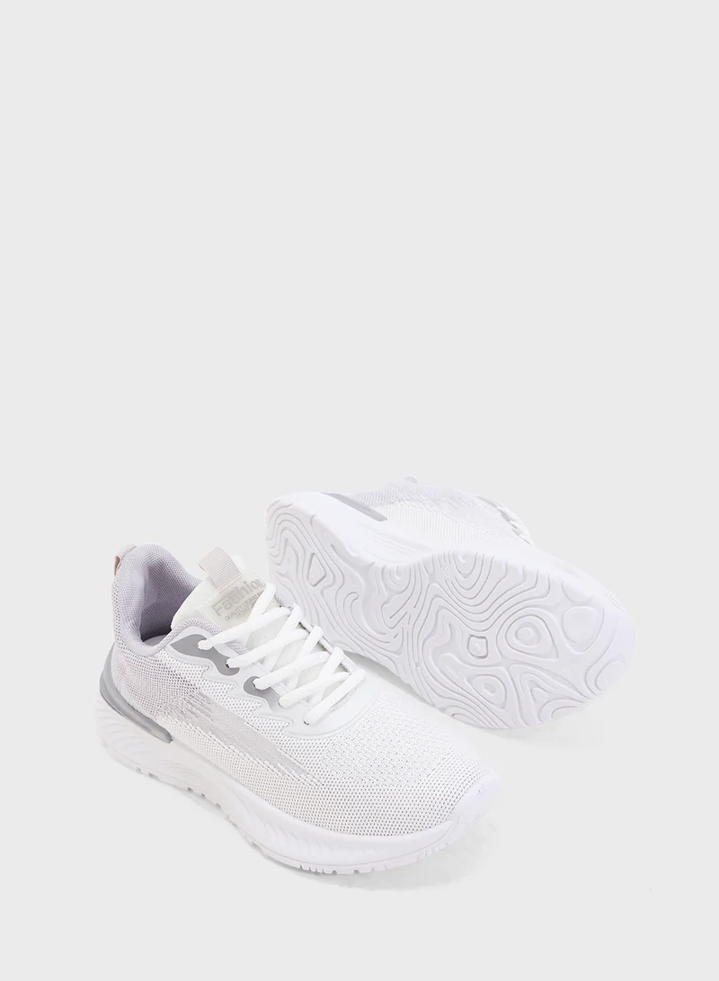 Ginger Lace Up Knit Sneaker