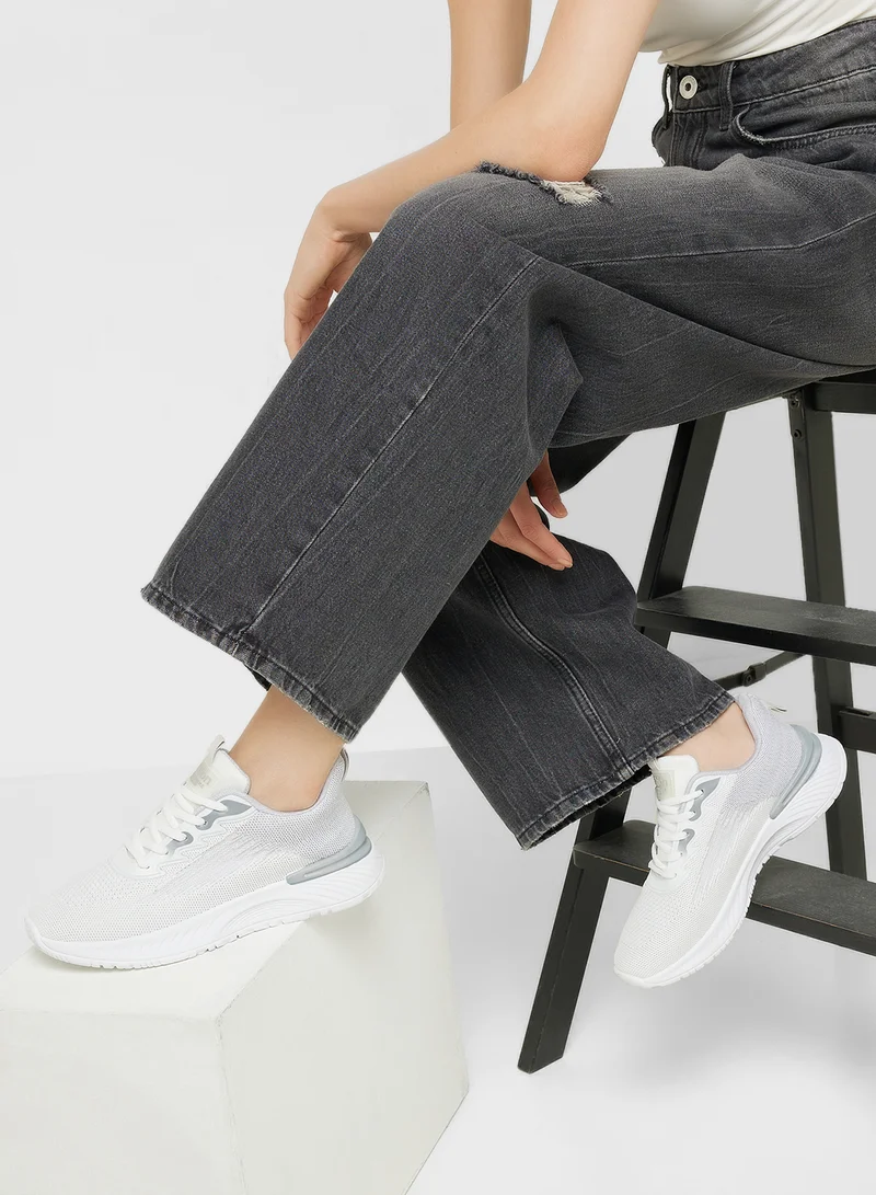 Ginger Lace Up Knit Sneaker