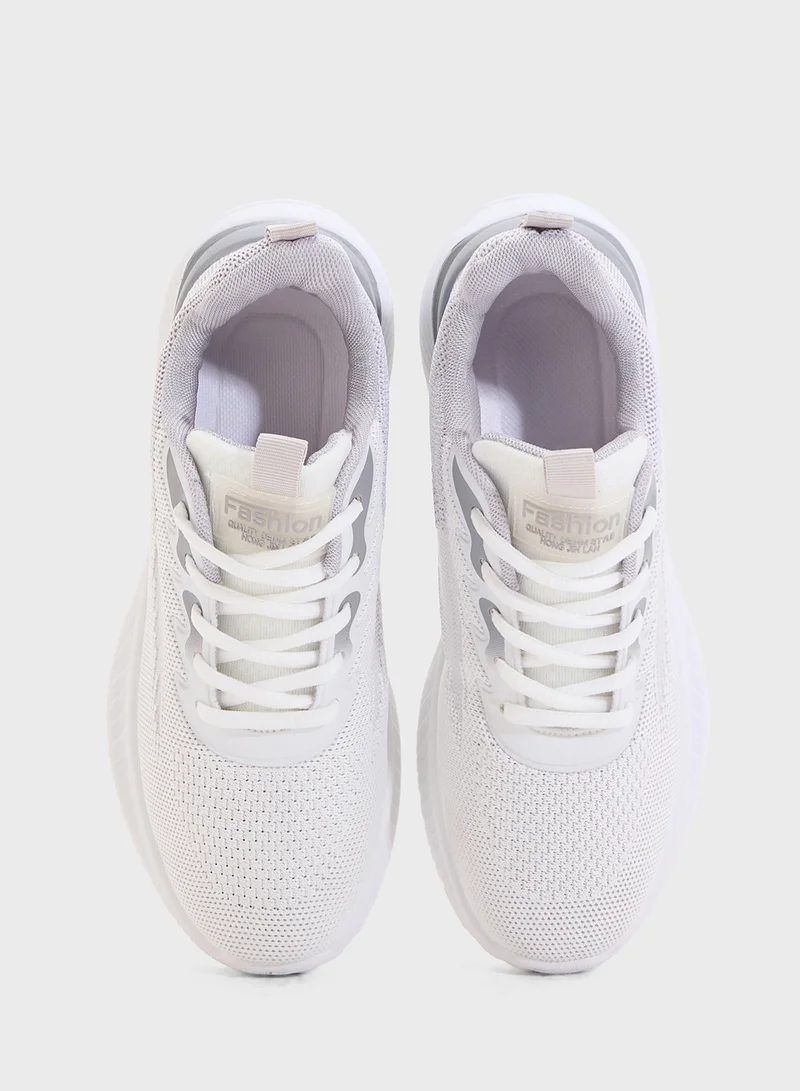 Ginger Lace Up Knit Sneaker