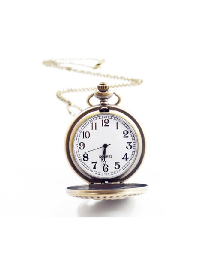 Pocket Locomotive Hollow Quartz Pocket Watch Unisex Casual Style - Image 5