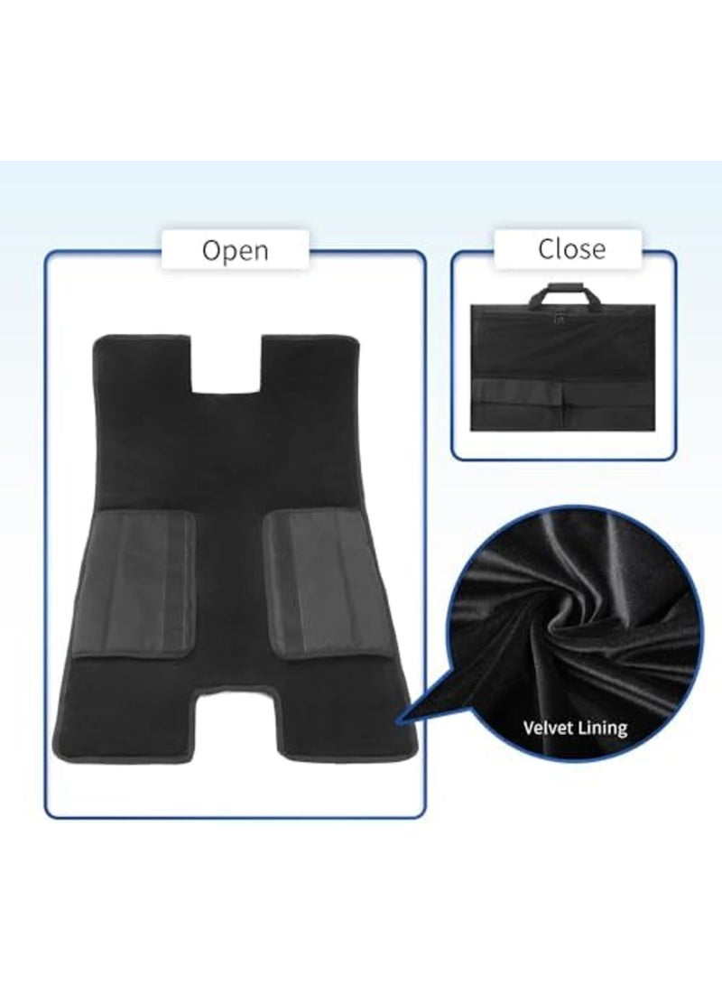Luckam Adjustable Travel Carrying Case for 24"~27" Desktop Monitor (Universal), Protective Storage Bag for iMac Monitor Dust Cover with Carry Handle for 24 & 27 inch iMac Screen and Accessories (Black) - Image 3