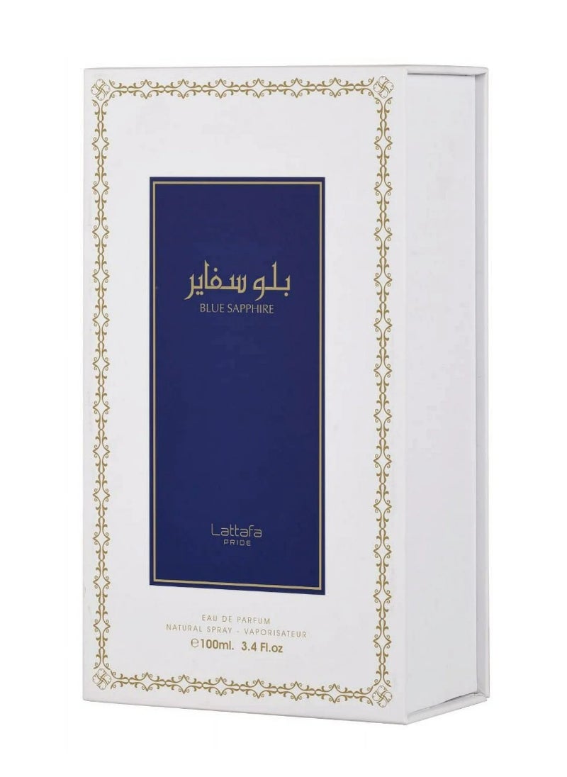 Lattafa PRIDE Blue Sapphire Eau De Parfum - 100ml | Bold and Sophisticated Fragrance for unisex