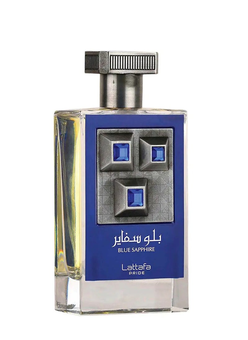 Lattafa PRIDE Blue Sapphire Eau De Parfum - 100ml | Bold and Sophisticated Fragrance for unisex