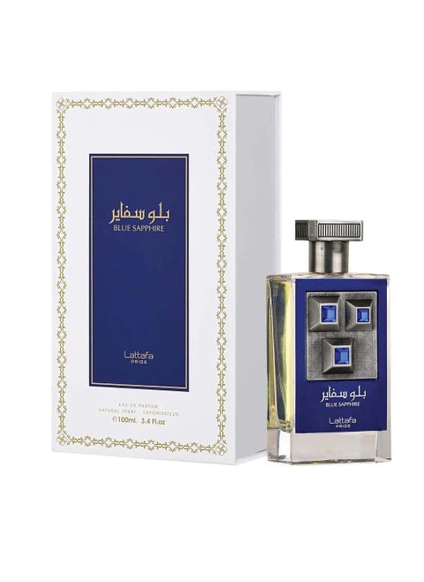Lattafa PRIDE Blue Sapphire Eau De Parfum - 100ml | Bold and Sophisticated Fragrance for unisex