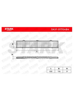 Stark STARK - POLLEN FILTER / CABIN FILTER FOR BMW - 64319313519 / 64316803970 / 64319313517 / 64319142115 / 64316946628 / 64316946629 / 64316962549 / 64316962553 / 64319142114 / 64316925981 / 64316962548 / 64316962551  - Image 3