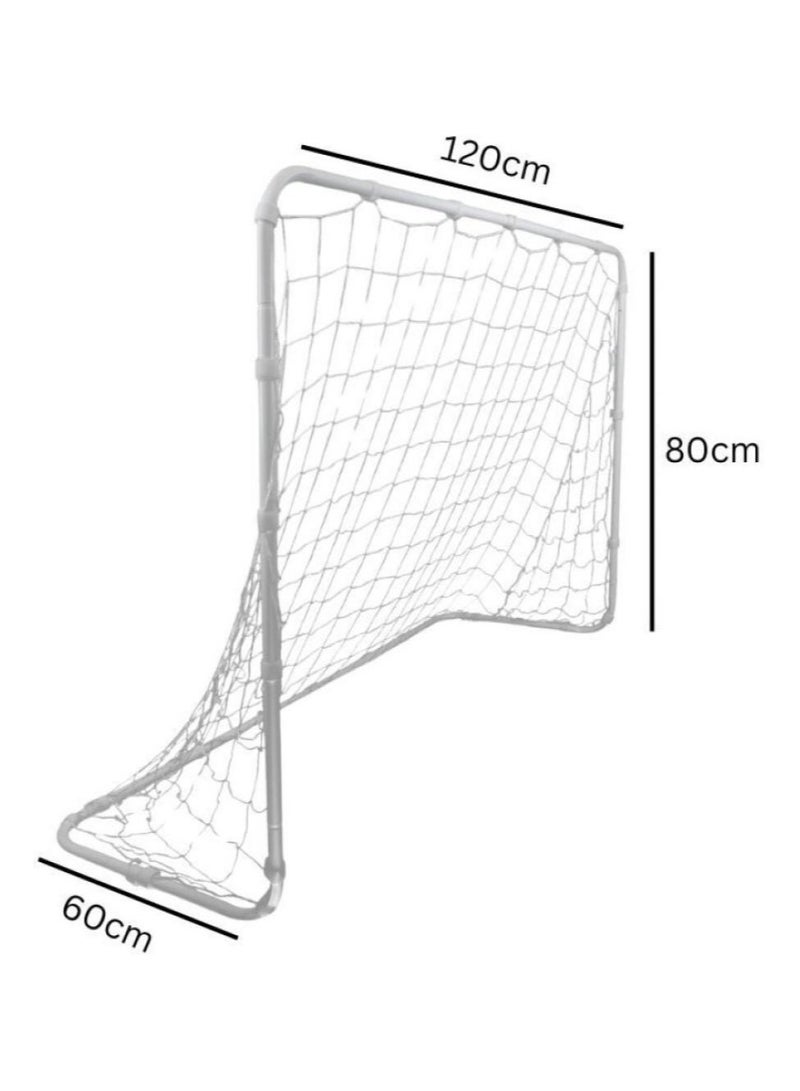 COMMANDO Compact Football Goal - 120cm Width x 80cm Height - Image 3