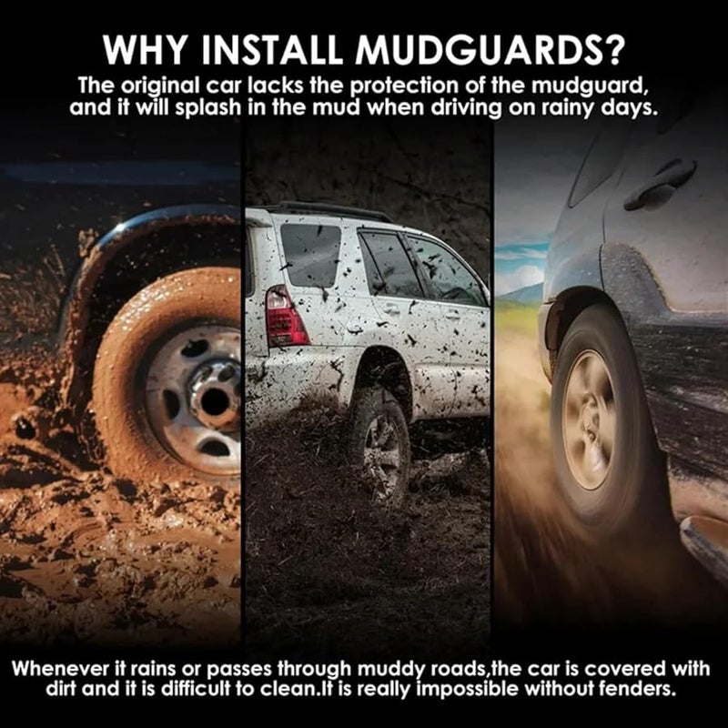 Toyota Camry XV20 1997 2001 Mud Flaps Splash Guards Set Of 4 - Image 5