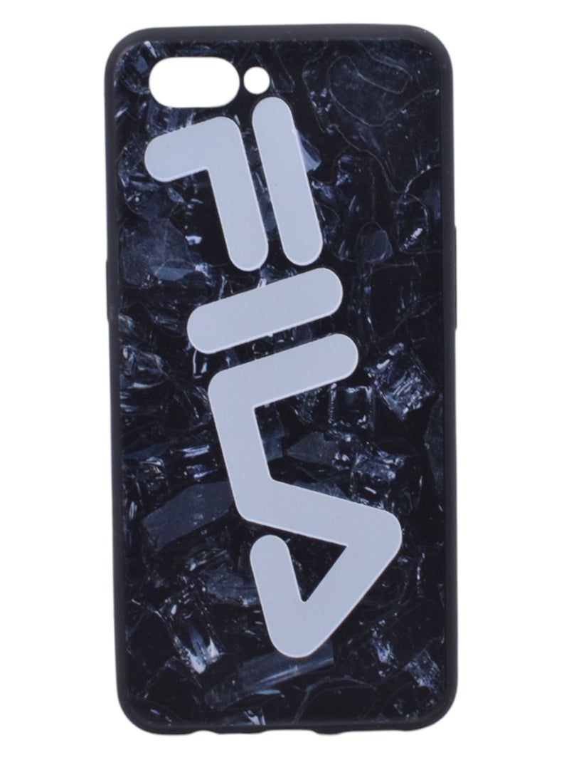 FILA Plastic Back Cover For Oppo A3s / Realme C1 - Multicolor 582 - Image 1