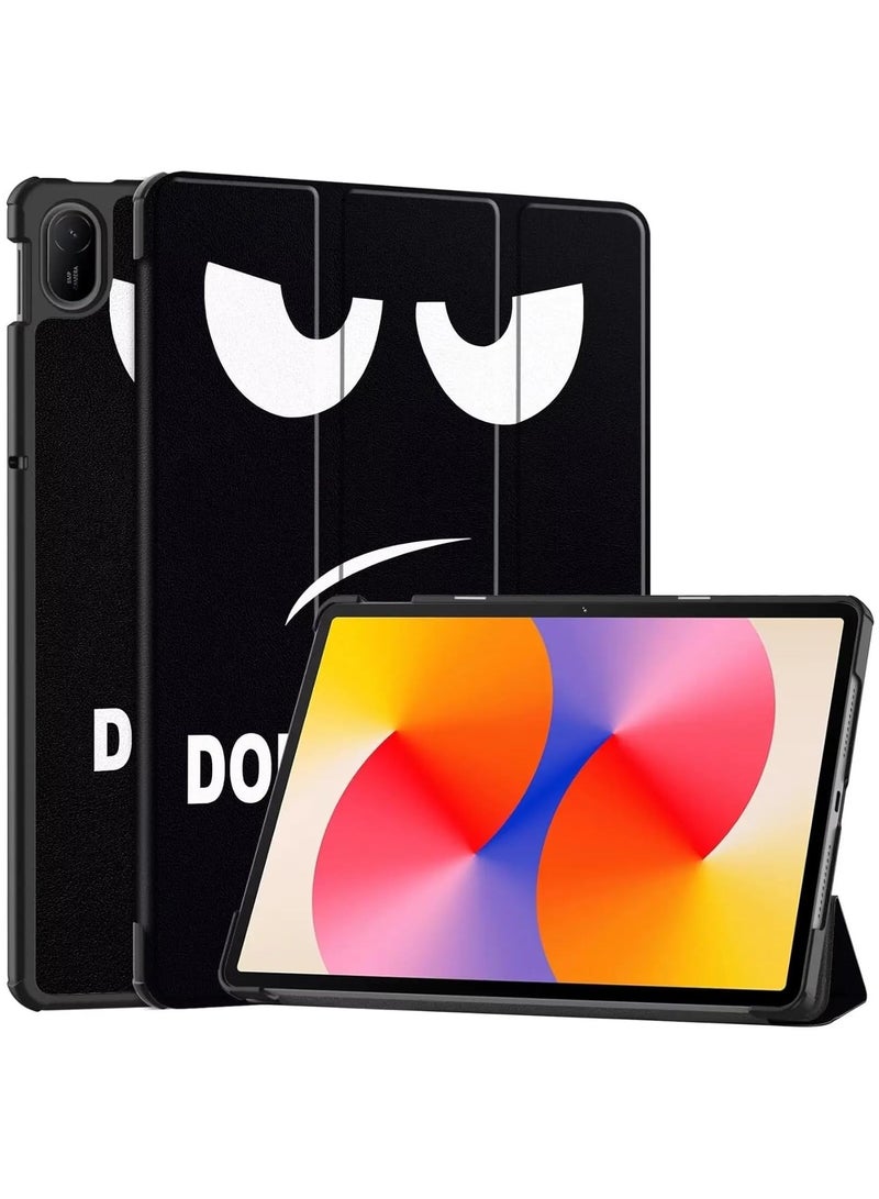 VKL Case Compatible with Huawei MatePad SE 11 inch 2024 Tri-Fold Smart Tablet Case,Hard PC Back Shell Slim Multi- Viewing Angles Stand Folio Cover (Big Eyes) - Image 1