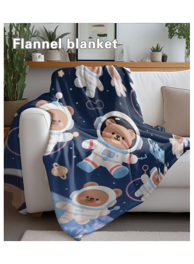 general Children's or student cartoon flannel thin blanket (warm and comfortable, suitable for sleep, games) 100cm*150cm - 1133 - Image 5