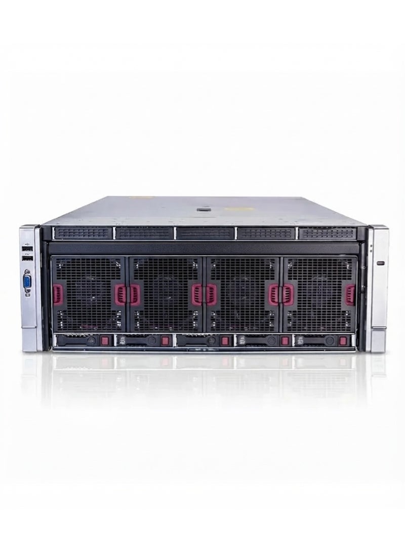 سيرفر راك DL580 G9 بأربعة معالجات Intel Xeon E7-8867 V3 وذاكرة 64GB DDR4 ECC وتخزين 3x600GB SAS Enterprise ووحدة RAID وضمان 3 سنوات