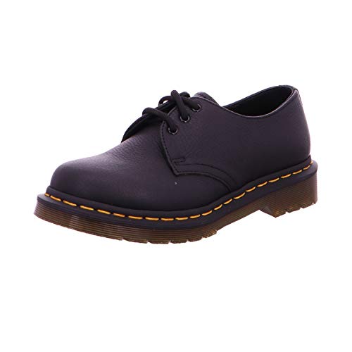Dr Martens Dr. Martens Unisex 1461 Virginia Black Virginia Oxford - 5 UK - Image 1