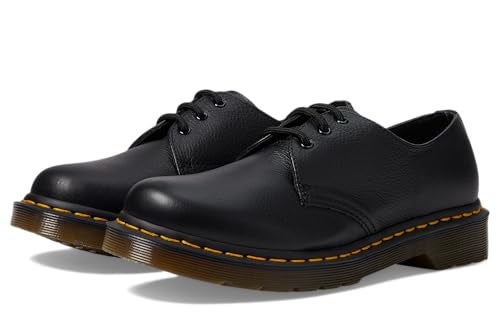 Dr Martens Dr. Martens Unisex 1461 Virginia Black Virginia Oxford - 5 UK - Image 2