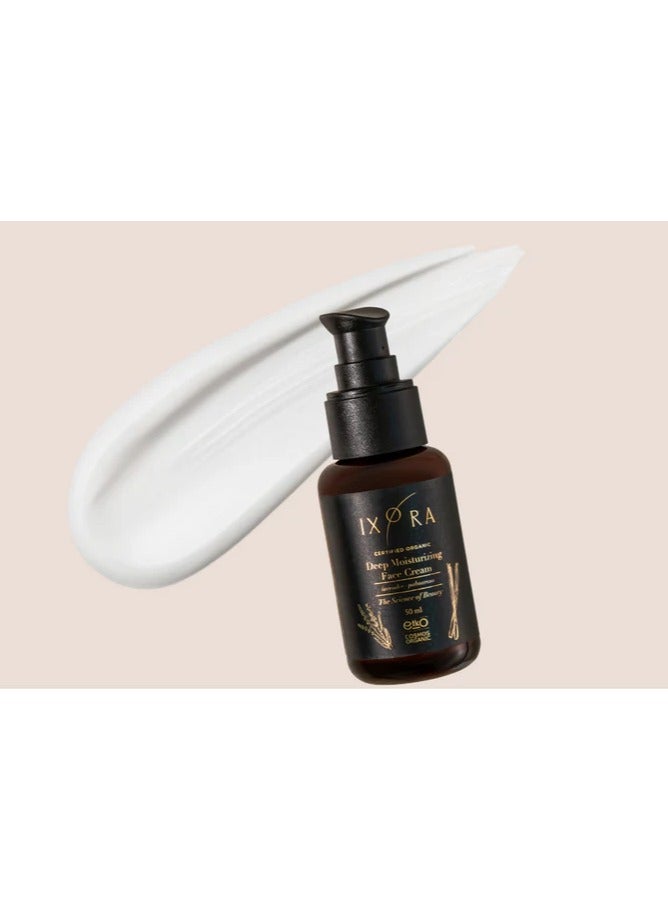 IXORA Deep Moisturizing Face Cream by IXORA: Intense Hydration for Radiant Skin with Scandinavian Red Algae, Rosehip Seed Oil, and Coconut Oil - Image 3