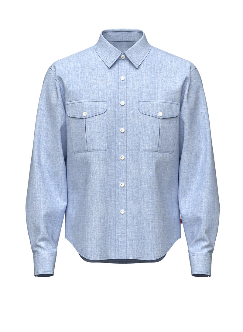 ليفايز قميص ليفايز رجالي قصير بجيبين - Image 1