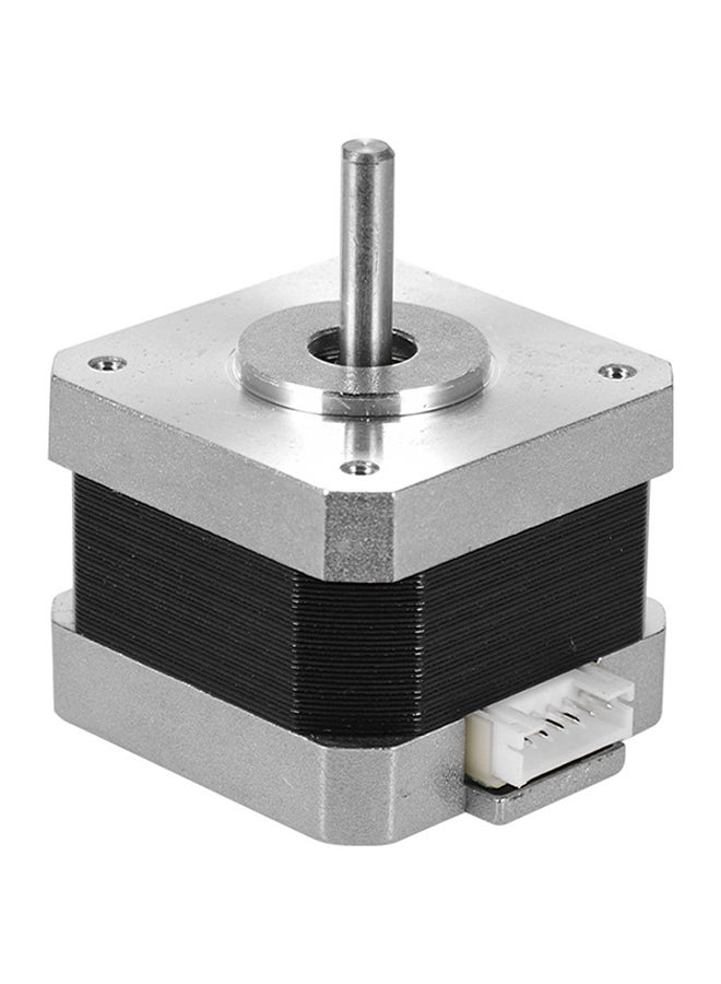 NIBEMINENT Creality 3D Printer Stepper Stepping Motor 2 Phase 0.8A 1.8 Degree 0.4N.M for DIY CNC Accessory Replacement Silver - Image 1